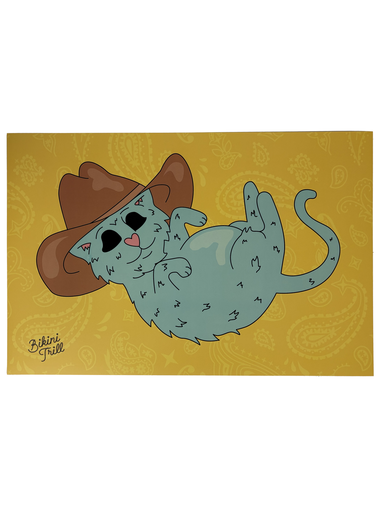 Cowboy Cat Poster