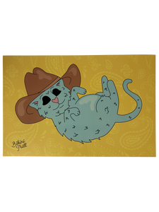 Cowboy Cat Poster