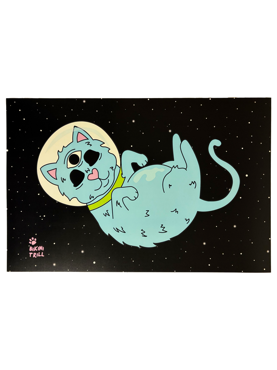 Floating In Space Poster Bikini Trill Floating in space poster bikini trill