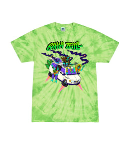 Trippy Ride Tie Dye Tee (Green)